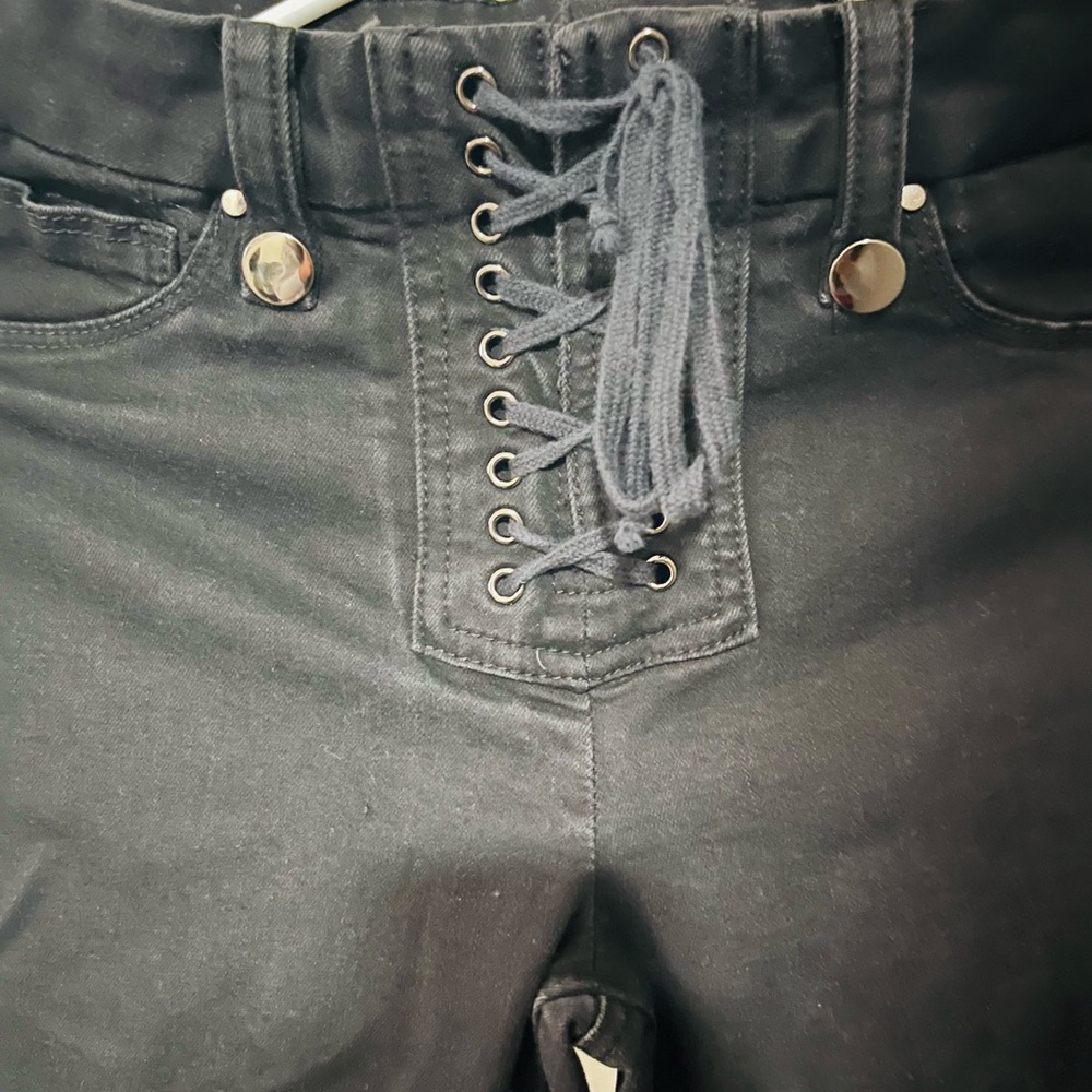 Laurie Felt Black Boot Cut Jeans